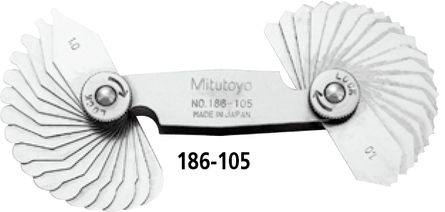 MITUTOYO SERIES 186 RADIUS GAGES