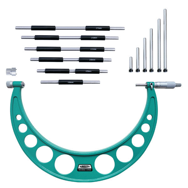 INSIZE OUTSIDE MICROMETER WITH INTERCHANGEABLE ANVILS (Code - 3206)