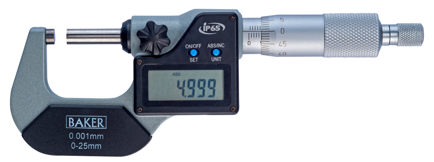 BAKER DMM SERIES DIGITAL MICROMETER (0.001 MM / 0.00005" L.C.)