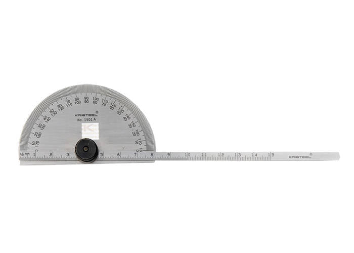 KRISTEEL 1501 A DEGREE PROTRACTOR CUM DEPTH GAUGE (D HEAD)
