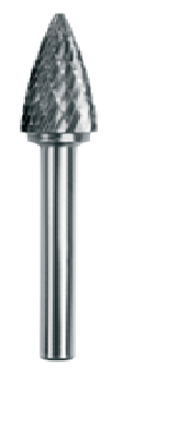 TOTEM TUNGSTEM CARBIDE ROTARY TREE SHAPE WITH POINT END (Standard Cut)