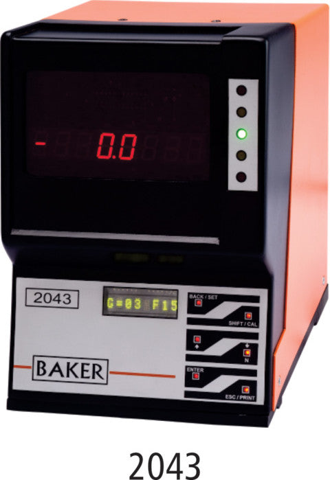 BAKER 2043 ELECRONIC COLUMN | MICROPROCESSOR BASED TWIN CHANNEL ELECTRONIC GAUGE