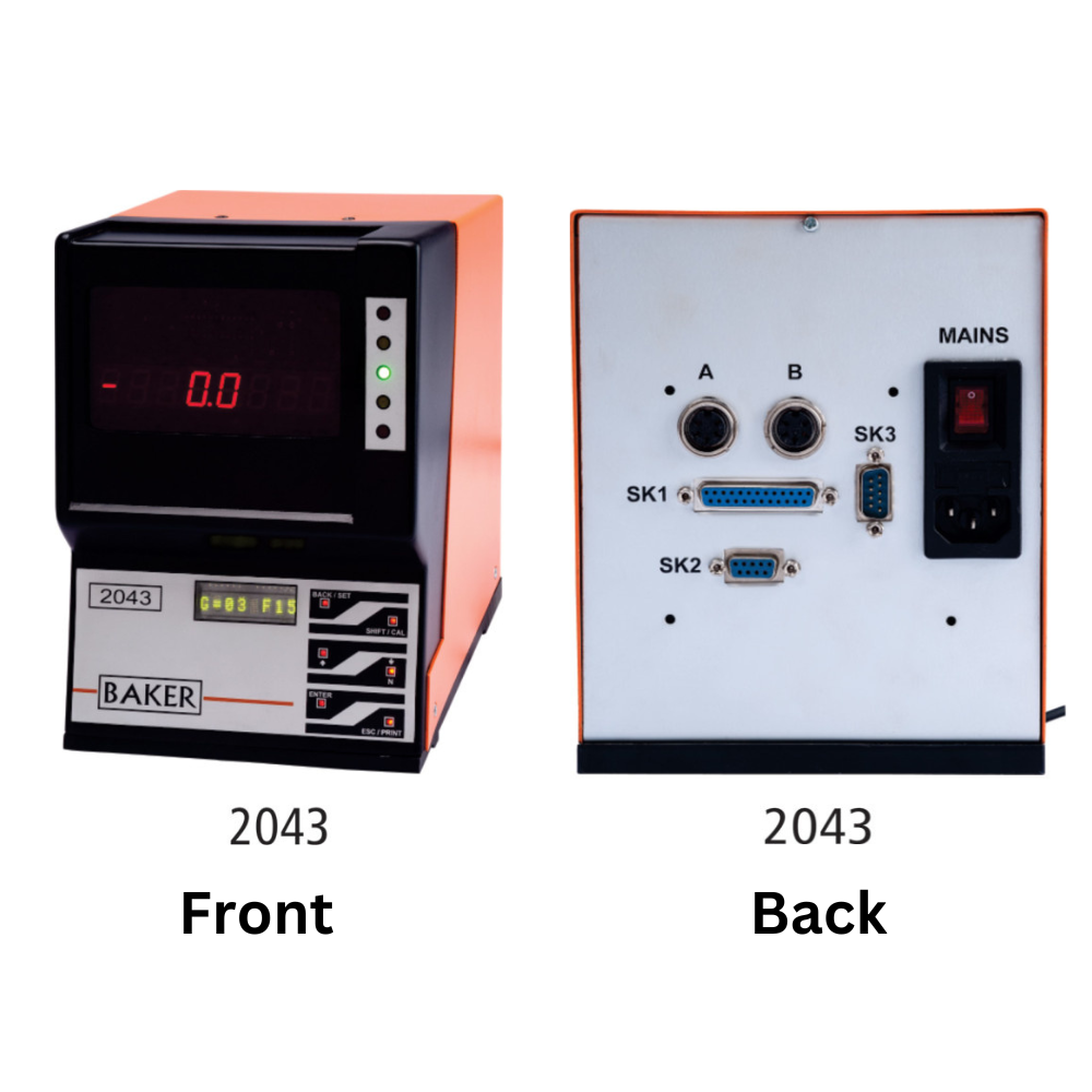 BAKER 2043 ELECRONIC COLUMN | MICROPROCESSOR BASED TWIN CHANNEL ELECTRONIC GAUGE