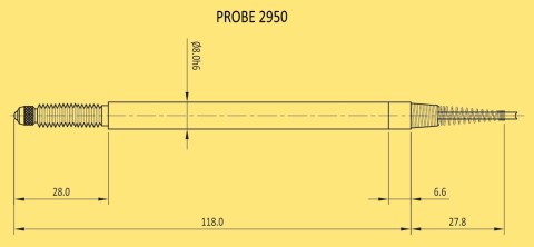 BAKER TYPE 2950  ELECTRONIC AXIAL PROBE