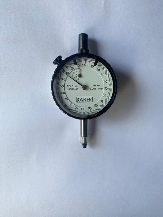 BAKER K17S / DIAL GAUGE PLUNGER TYPE (0.001 MM L.C., 1.0 MM RANGE), 56 MM BEZEL DIA