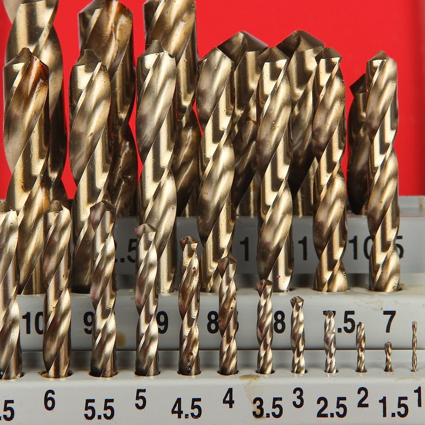 MIRANDA STRAIGHT SHANK GOLD HSS DRILLS SETS