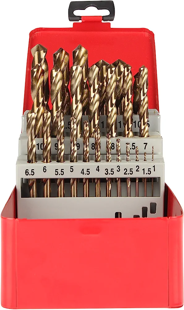 MIRANDA STRAIGHT SHANK GOLD HSS DRILLS SETS