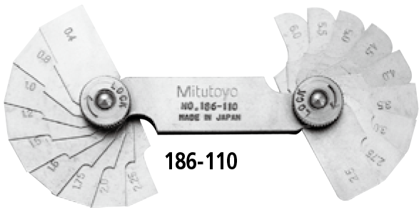 MITUTOYO SERIES 186 RADIUS GAGES
