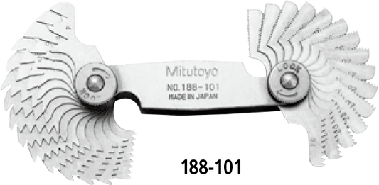 MITUTOYO SERIES 188-130 THREAD PITCH GAGES