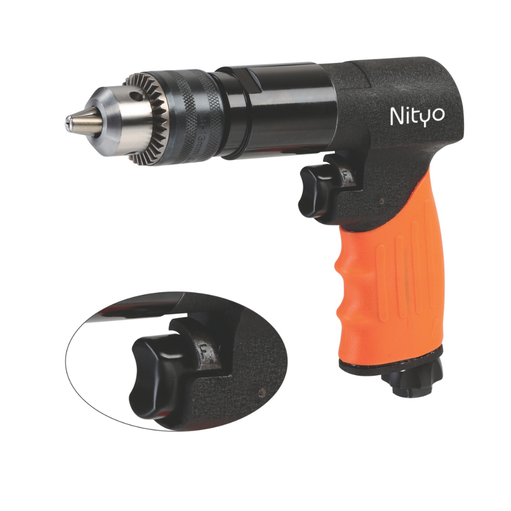 NITYO NII - 3314H | 1/2" PNEUMATIC PISTOL DRILL RPM 700