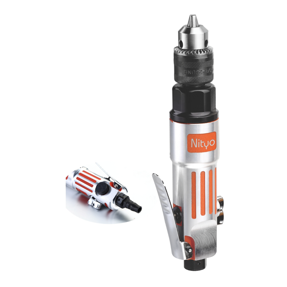 NITYO NII - 3316H | 3/8" PNEUMATIC STRAIGHT DRILL RPM 1800