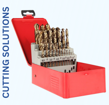 MIRANDA STRAIGHT SHANK GOLD HSS DRILLS SETS