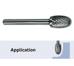 TOTEM TUNGSTEN CARBIDE ROTARY OVAL SHAPE (Standard Cut)