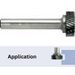 TOTEM TUNGSTEN CARBIDE ROTARY RIM SHAPE (Standard Cut)