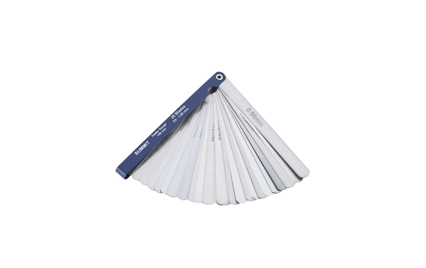 FEELER GAUGE SET OF 26 BLADES (0.03 to 1.0 MM)