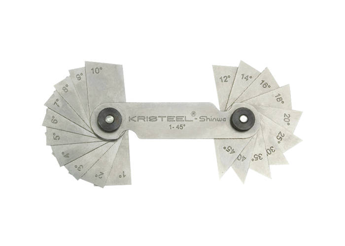 KRISTEEL ANGLE GAUGE 1° – 45° (MODEL-AG) 20 LEAVES
