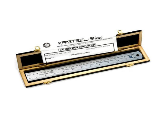 KRISTEEL SIGNATURE SERIES RULE - WITH CALIBRATION CERTIFICATE