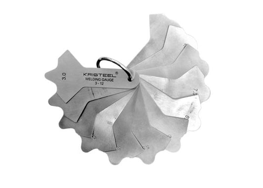 KRISTEEL WELD GAUGE LEAVES CUM RADIUS GAUGE SET (WGRG)
