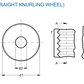 RAPID AA STRAIGHT KNURLING WHEELS