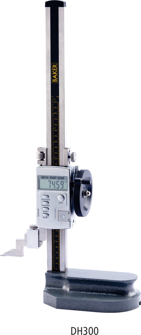 BAKER DH SERIES DIGITAL HEIGHT GAUGE (0.01 MM L.C. / 0.0005" L.C.)