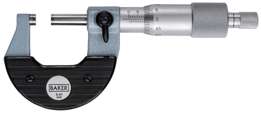 BAKER METRIC MECHANICAL OUTSIDE MICROMETER INCH (0.001" L.C.)