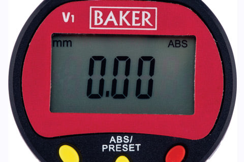 BAKER V1 / 12.5 MM / 0.5" DIGITAL DIAL GAUGE (0.01 MM / 0.0005" L.C.)