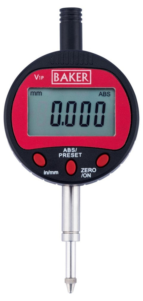 BAKER V1P / 12.5 MM / 0.5" DIGITAL DIAL GAUGE (0.001 MM / 0.00005" L.C.)