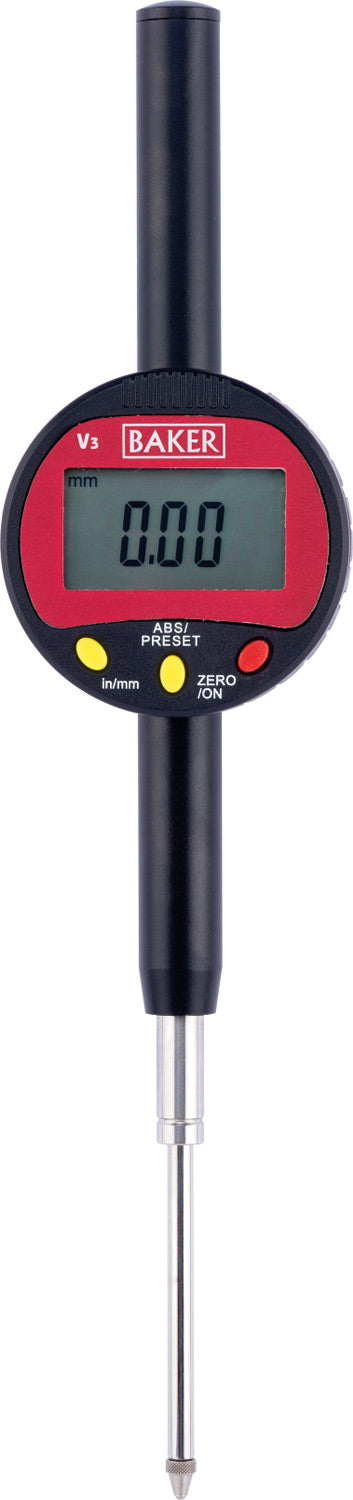 BAKER V3 / 50 MM / 2" DIGITAL DIAL GAUGE (0.01 MM / 0.0005"L.C.)