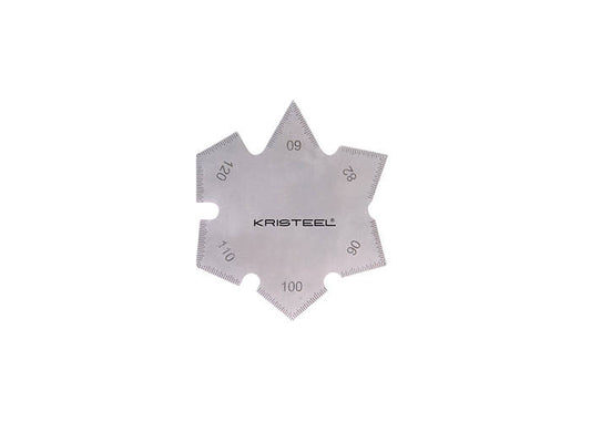 KRISTEEL AGCG ANGLE GAUGE (60°, 82°, 90°, 100°, 110°, 120°) DEGREE COUNTERSINK