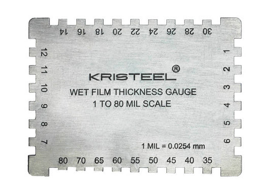 KRISTEEL WET FILM THICKNESS GAUGE (RECTANGULAR / HEXAGONAL)