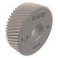 RAPID BL (Knurl Size 20x10x08C12 MM) LEFT HAND COUNTER KNURLING WHEELS