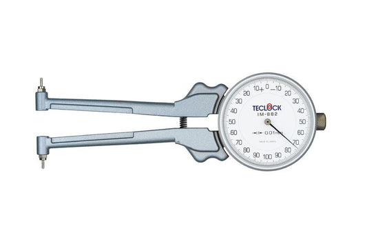 TECLOCK IM882 / 53-155 MM INTERNAL DIAL CALIPER GAUGE (0.01 mm L.C.)