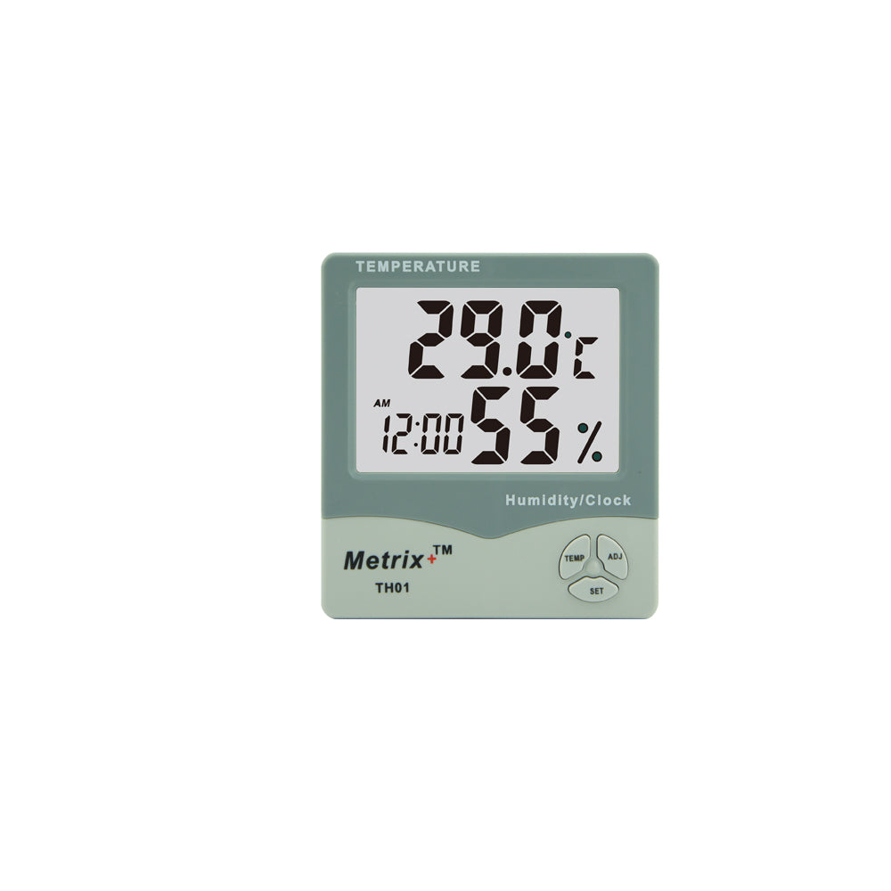 METRIX+ TH 01 (TEMPERATURE, HUMIDITY, CLOCK, ALARM)