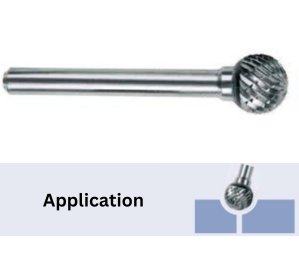 TOTEM TUNGSTEN CARBIDE ROTARY BALL SHAPE (Standard Cut)