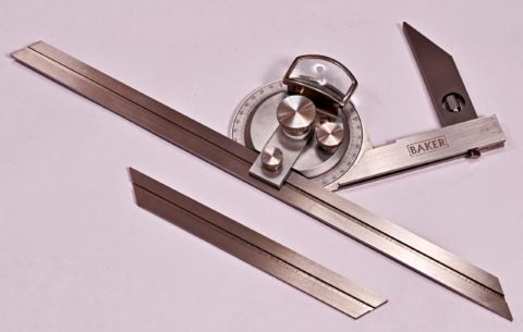 Bever Protractor Buy BAKER UNIVERSAL BEVEL PROTRACTOR Online - Tools Planet