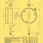 BAKER KZ / DIAL GAUGE PLUNGER TYPE (0.01 MM L.C., 0.8 MM RANGE, GRADUATION 40-0-40), 56 MM BEZEL DIA